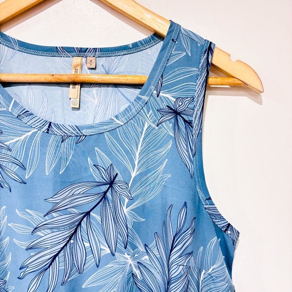 MAX COCOS Blue floral dress - Picture 5 of 8